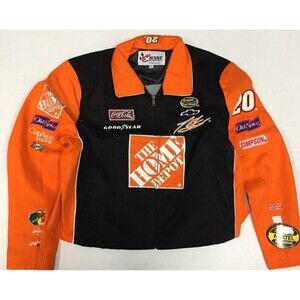 NASCAR JH DESIGN Home Depot Tony Stewart #20 Women's Vintage Jacket XXL (18)
